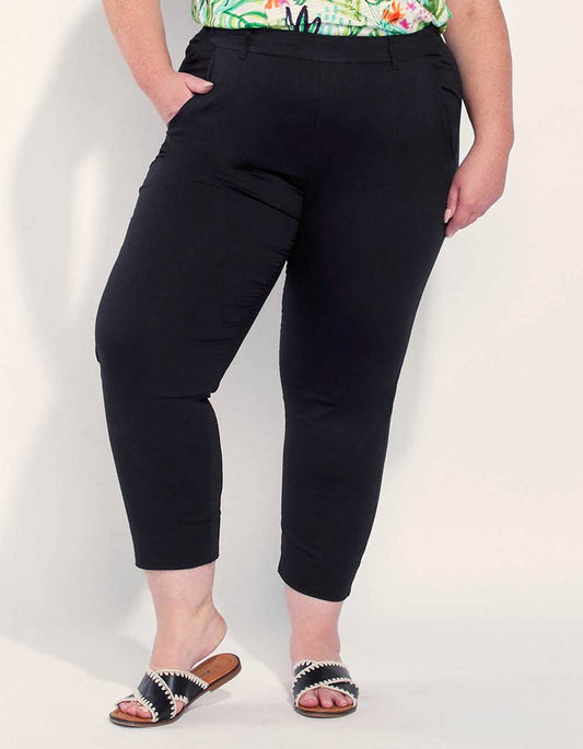 Pantalon droit coton grande taille NIMA