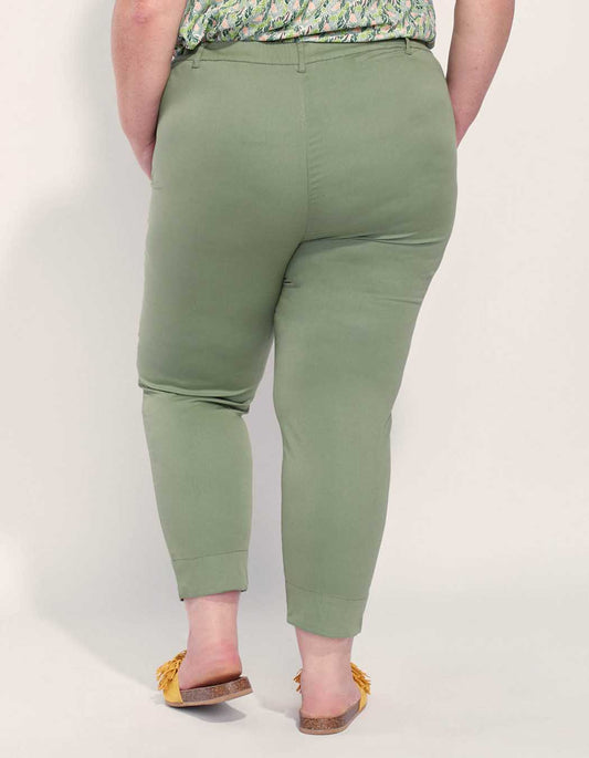 Pantalon droit coton grande taille NIMA