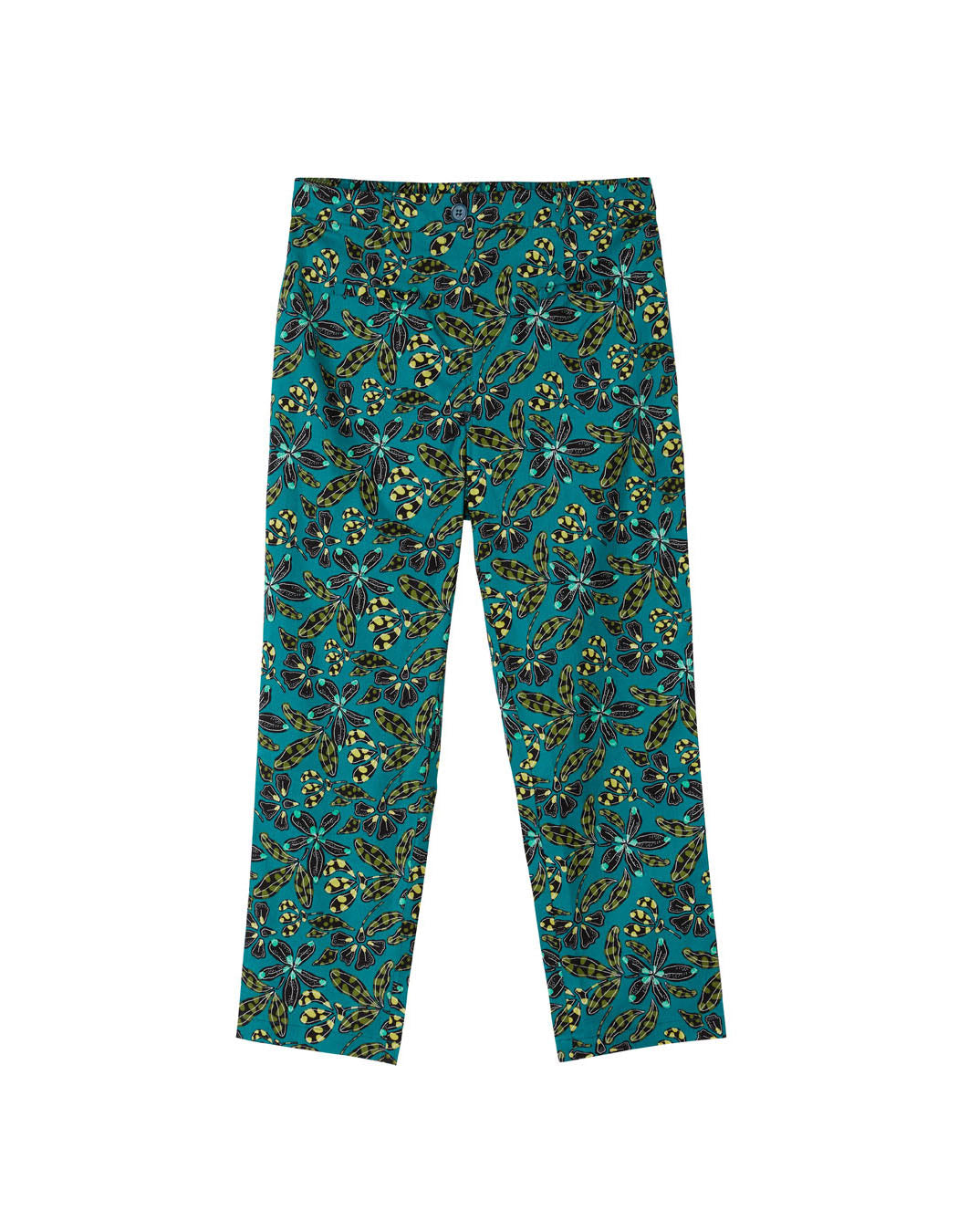 Pantalon cigarette taille elastiquée coton NIMANE