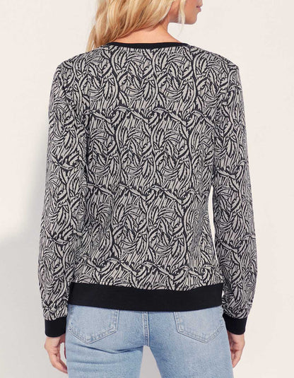 Sweat maille imprimé TINGRI