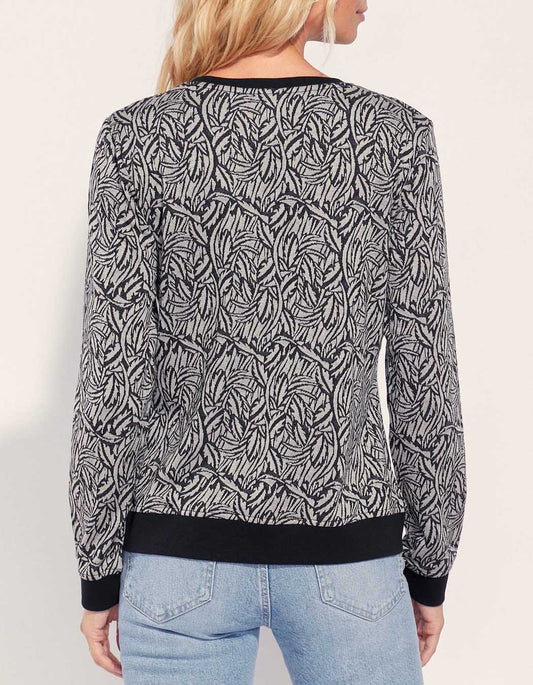 Sweat maille imprimé TINGRI