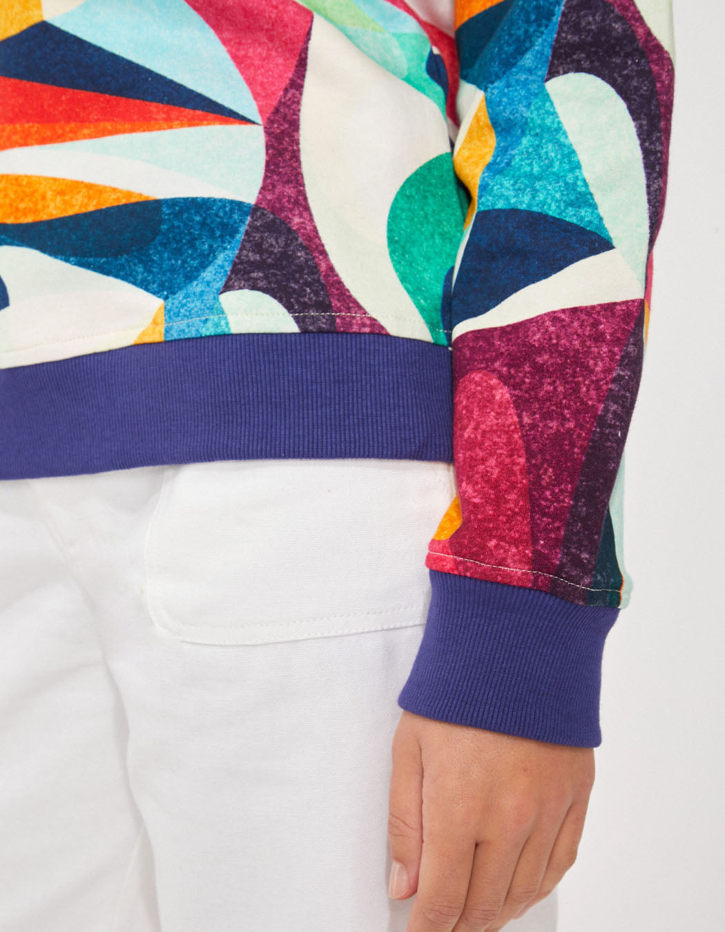 Sweat coton bio imprimé TINGRINE