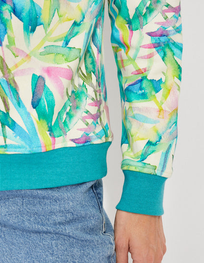 Sweat coton bio imprimé TINGRINE