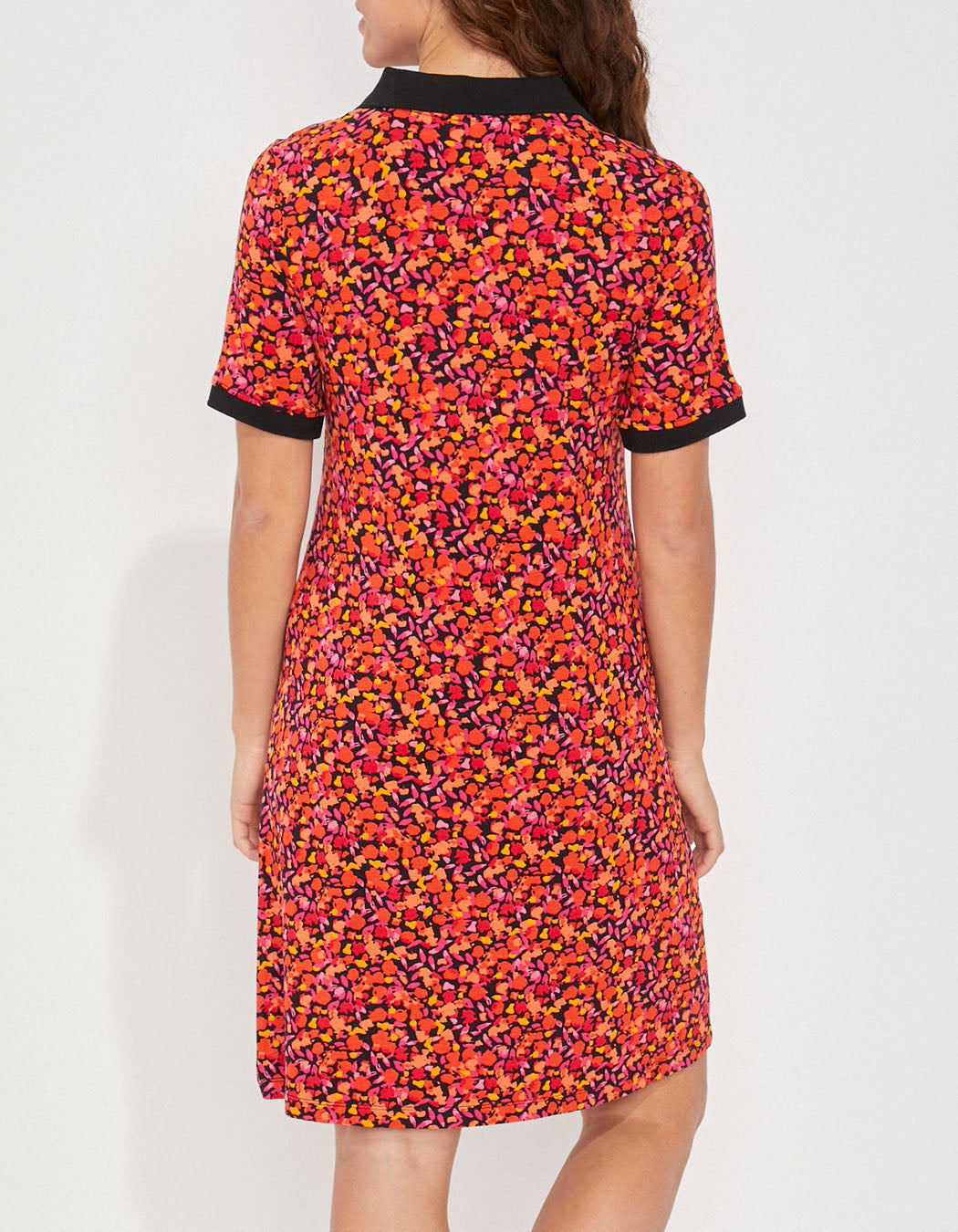 Robe polo imprimée fluide Ecovero ARUNA