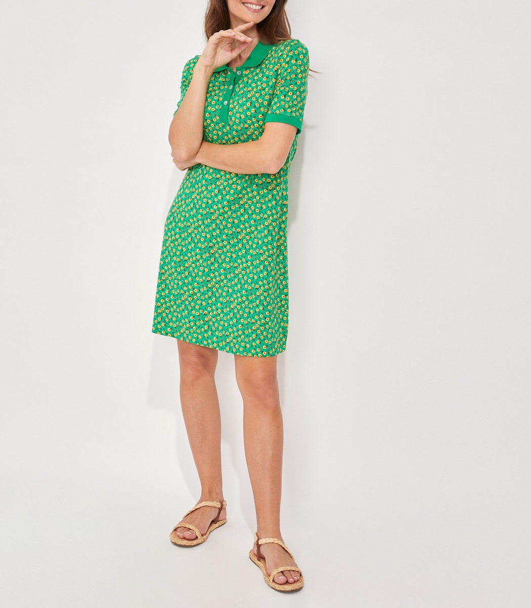 Robe polo imprimée fluide Ecovero ARUNA