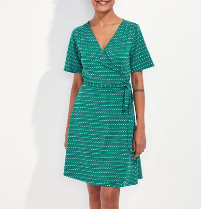 Robe portefeuille imprimée BALI
