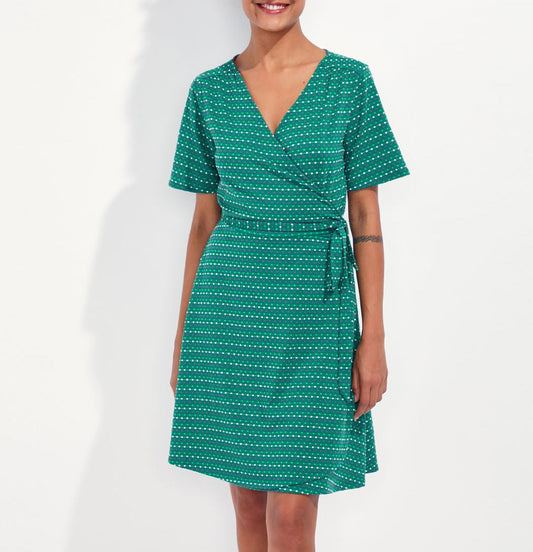 Robe portefeuille imprimée BALI