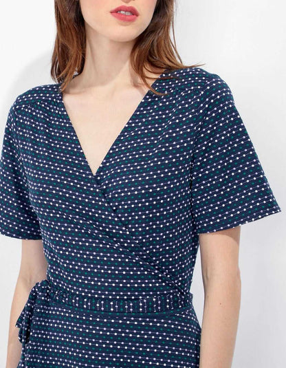 Robe portefeuille imprimée BALI