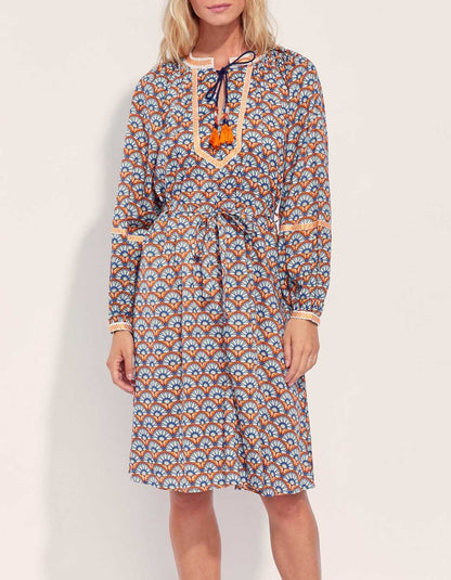 Robe ample imprimée coton bio ELUZAI