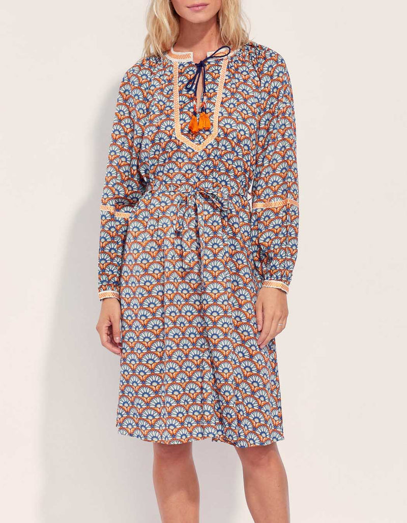Robe ample imprimée coton bio ELUZAI