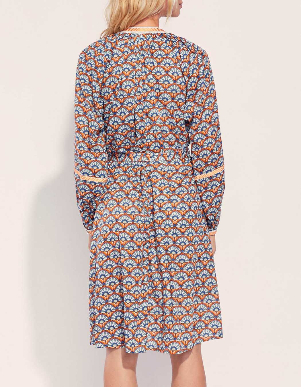 Robe ample imprimée coton bio ELUZAI
