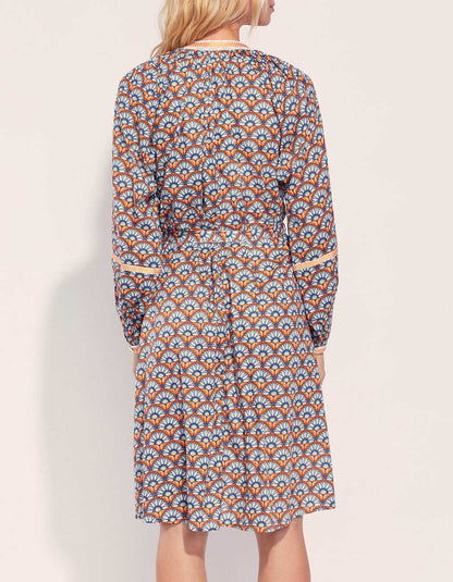 Robe ample imprimée coton bio ELUZAI