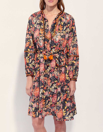 Robe ample imprimée coton bio ELUZAI