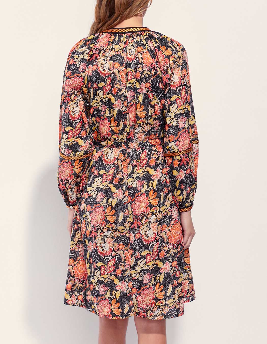Robe ample imprimée coton bio ELUZAI
