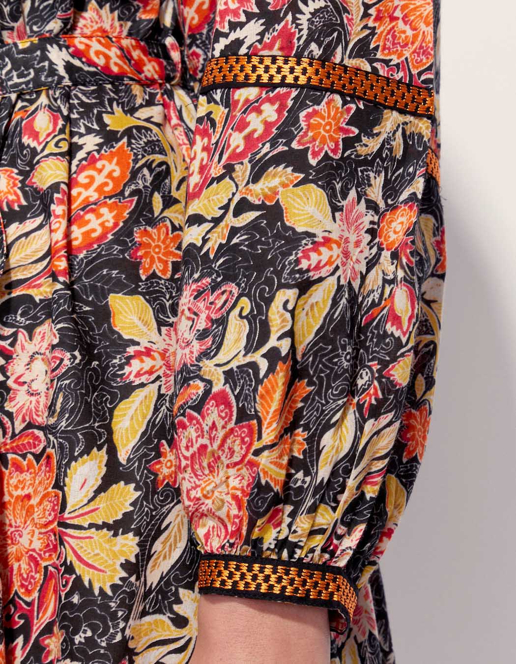 Robe ample imprimée coton bio ELUZAI