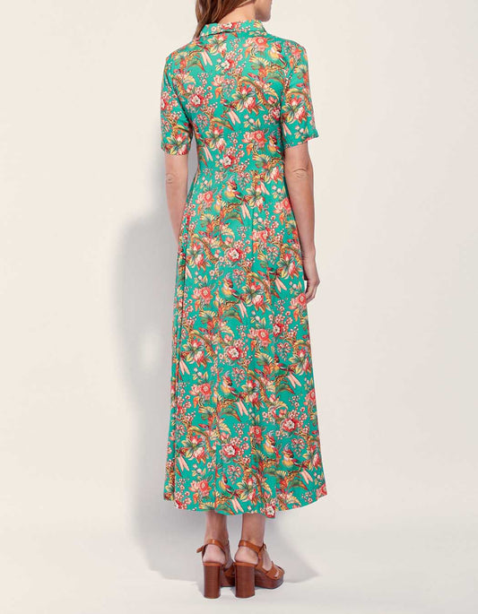 Robe chemise longue imprimée Ecovero GUADALUPE