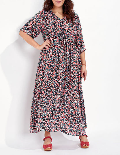 Robe longue imprimée LUMPUR