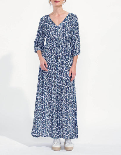 Robe longue imprimée LUMPUR
