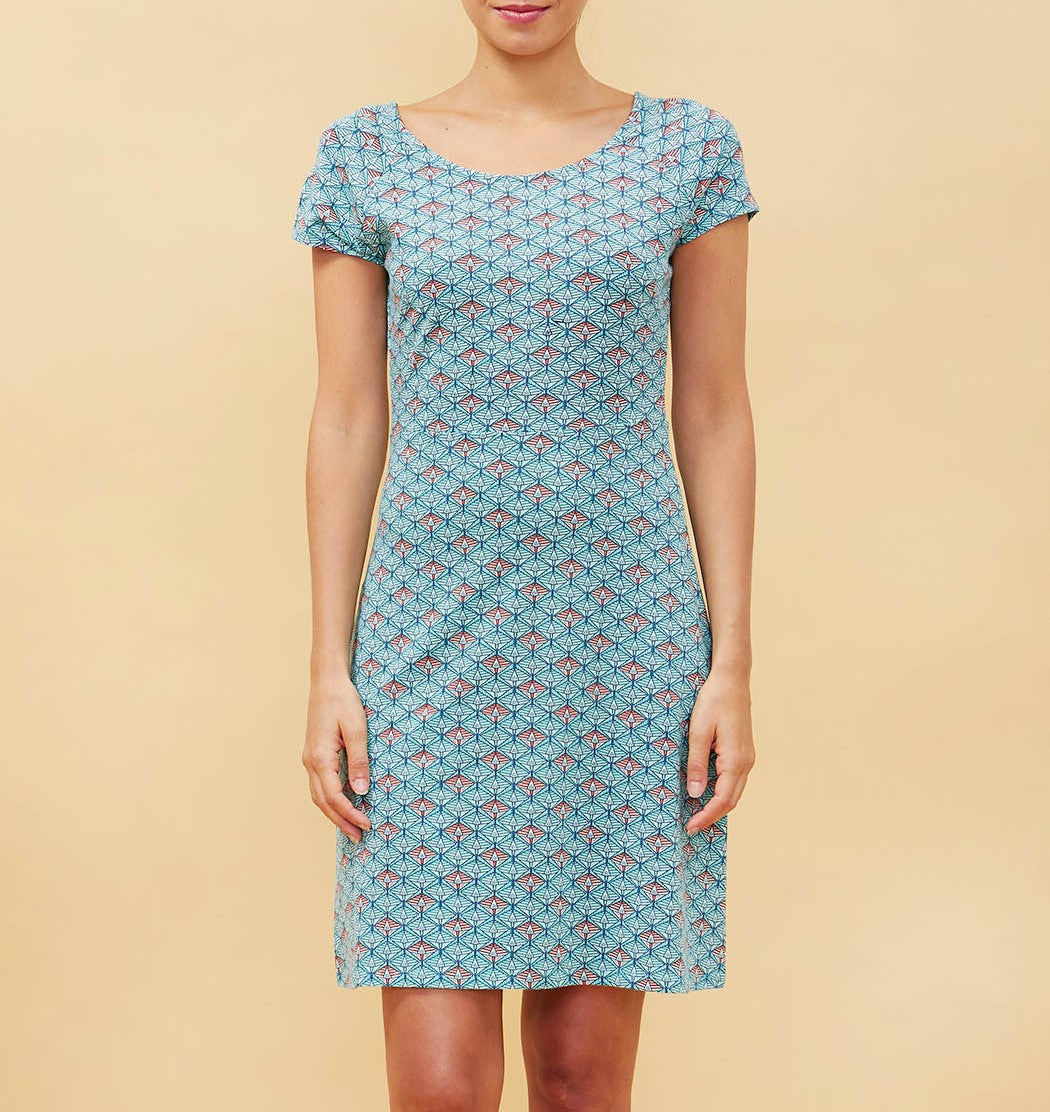 Robe manches courtes Majina