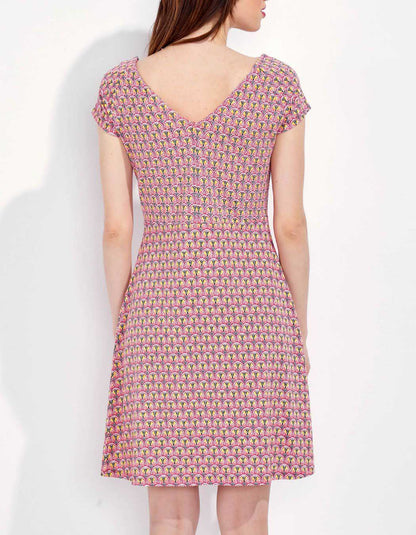 Robe courte imprimée MAJINI