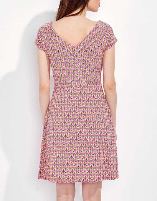 Robe courte imprimée MAJINI