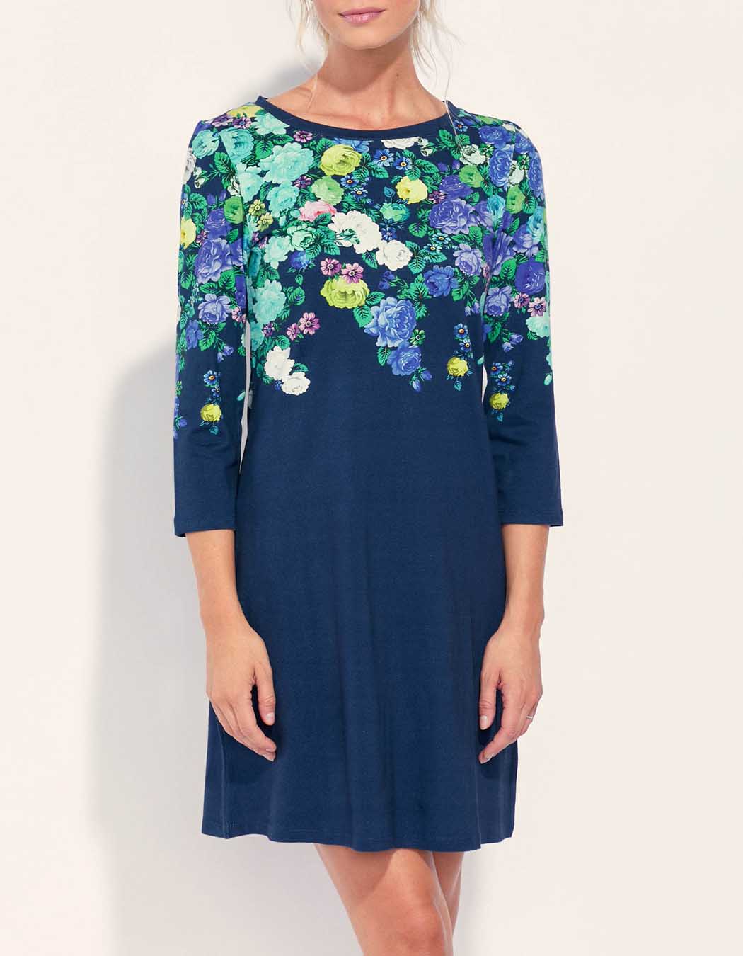 Robe coton bio imprimée MIRANDA