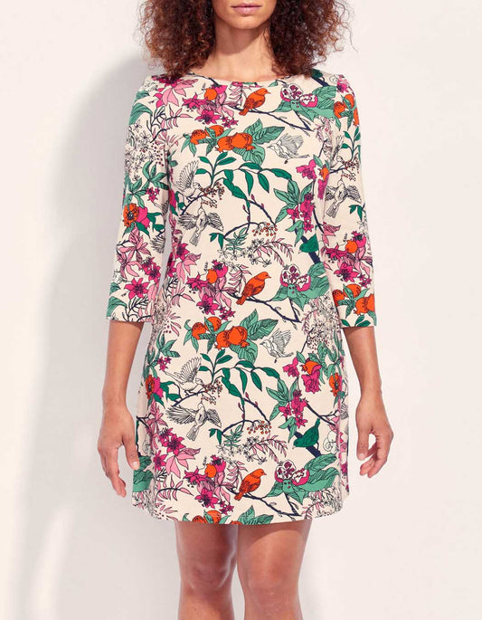 Robe coton bio imprimée MIRANDA