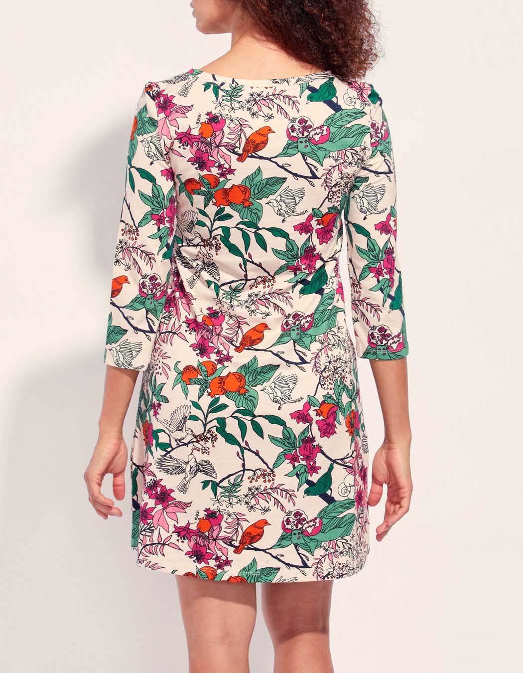 Robe coton bio imprimée MIRANDA