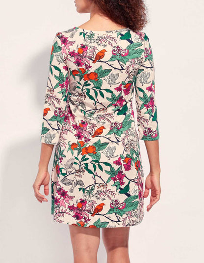 Robe coton bio imprimée MIRANDA