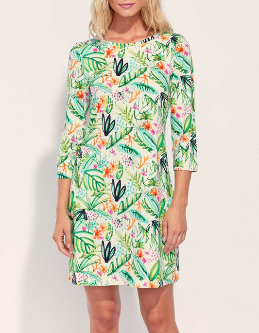 Robe coton bio imprimée MIRANDA