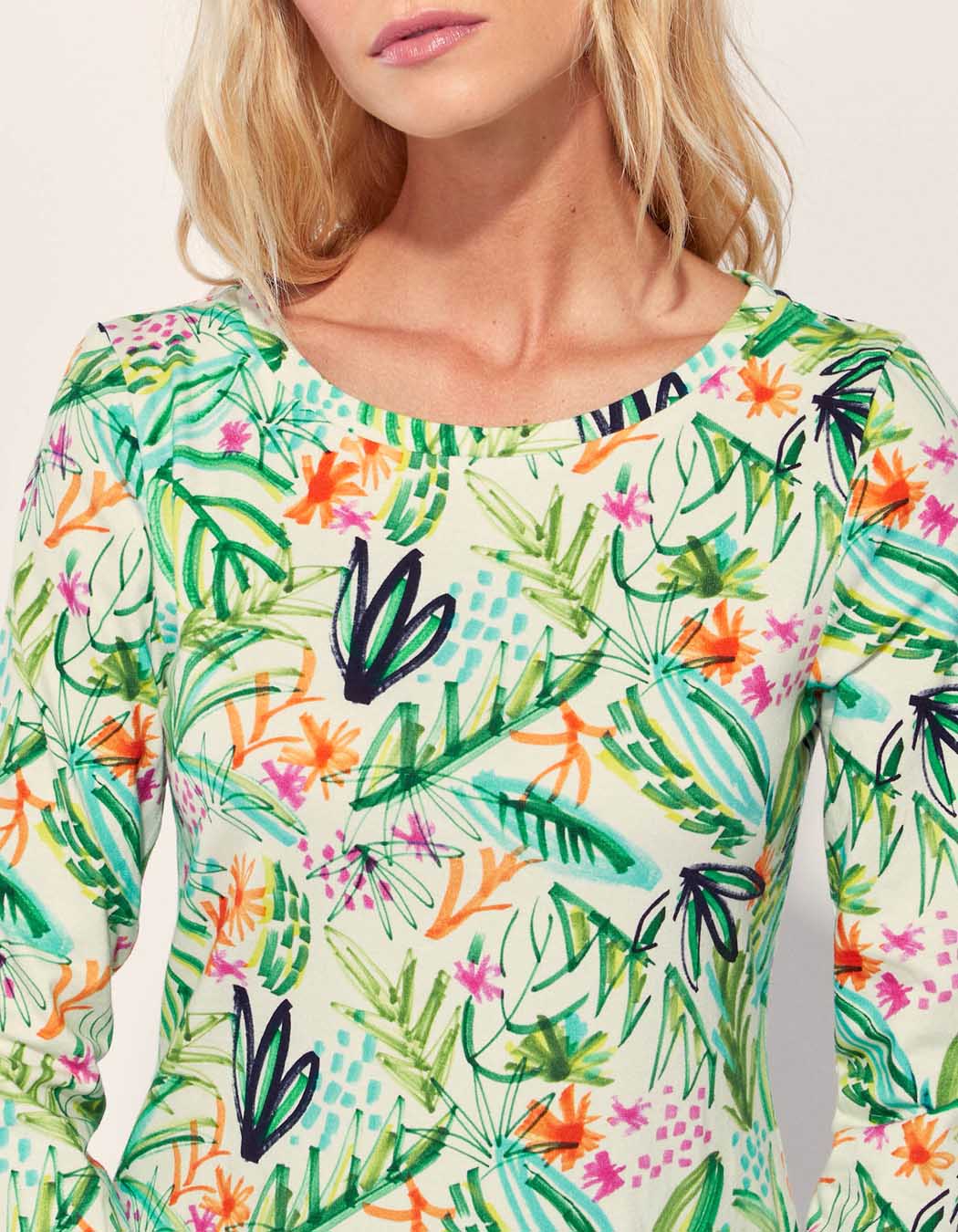 Robe coton bio imprimée MIRANDA