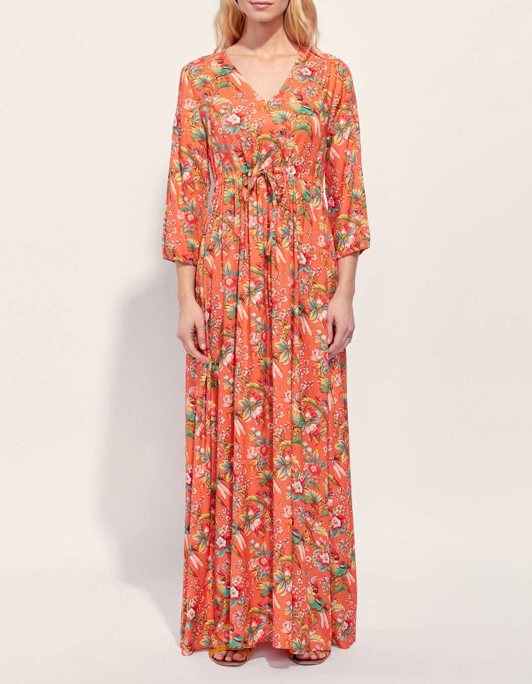 Robe longue imprimée Ecovero QUIMPUR