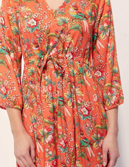 Robe longue imprimée Ecovero QUIMPUR