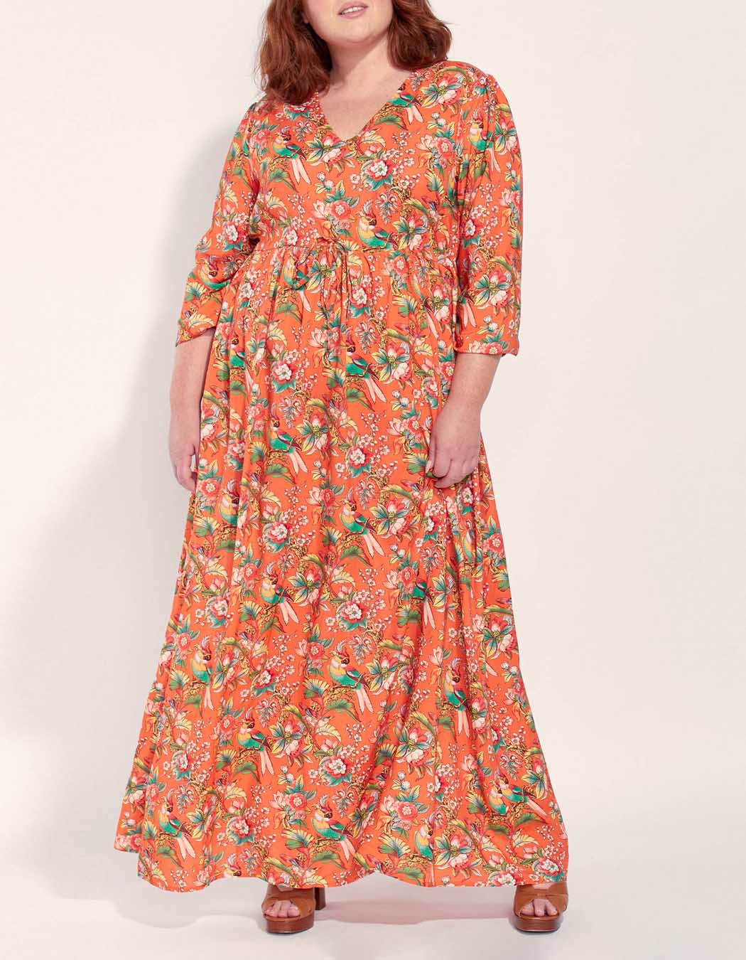 Robe longue imprimée Ecovero QUIMPUR