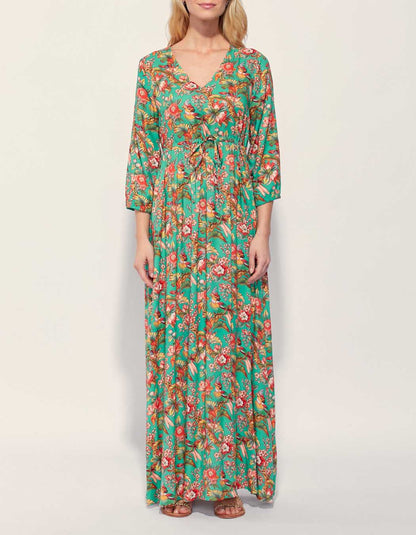 Robe longue imprimée Ecovero QUIMPUR