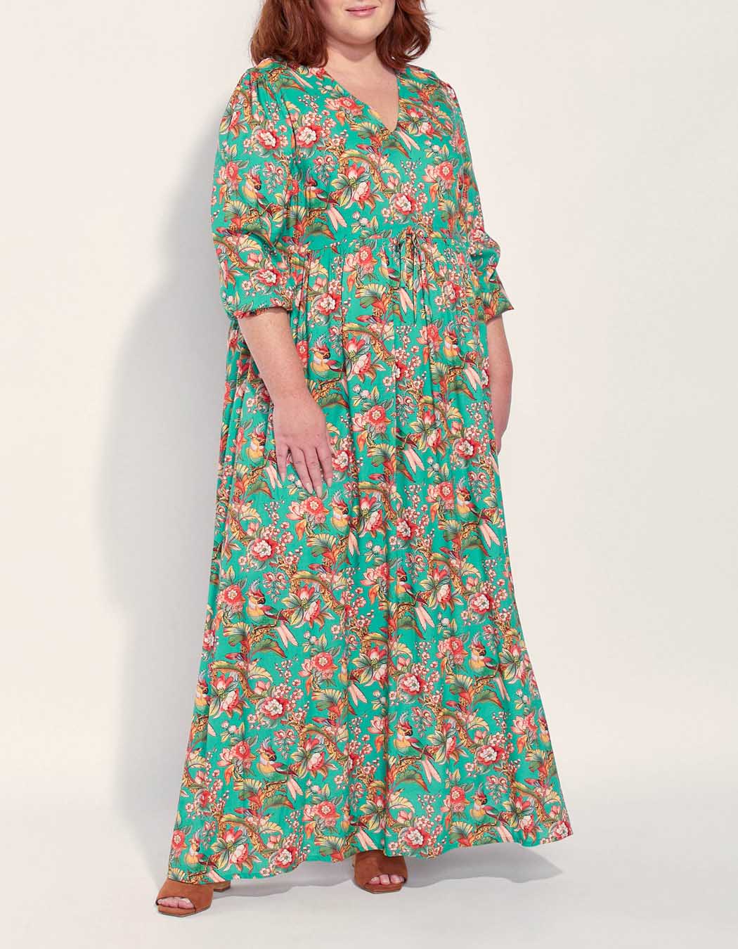 Robe longue imprimée Ecovero QUIMPUR
