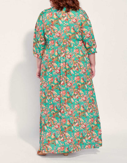 Robe longue imprimée Ecovero QUIMPUR