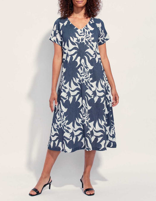 Robe midi plissée évasée ENDER