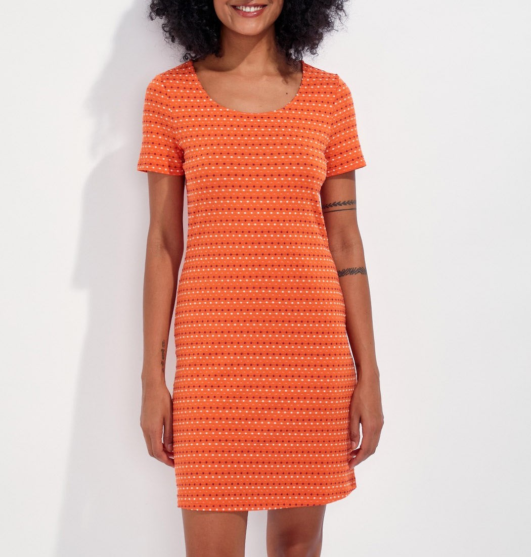Robe maille imprimée SANTAI