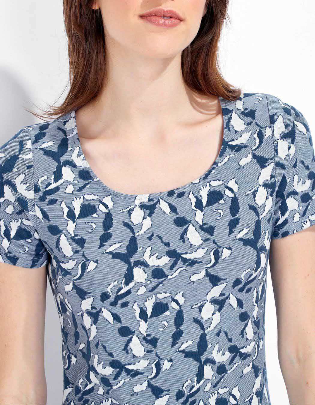 Robe maille imprimée SANTAI