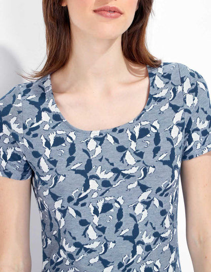 Robe maille imprimée SANTAI