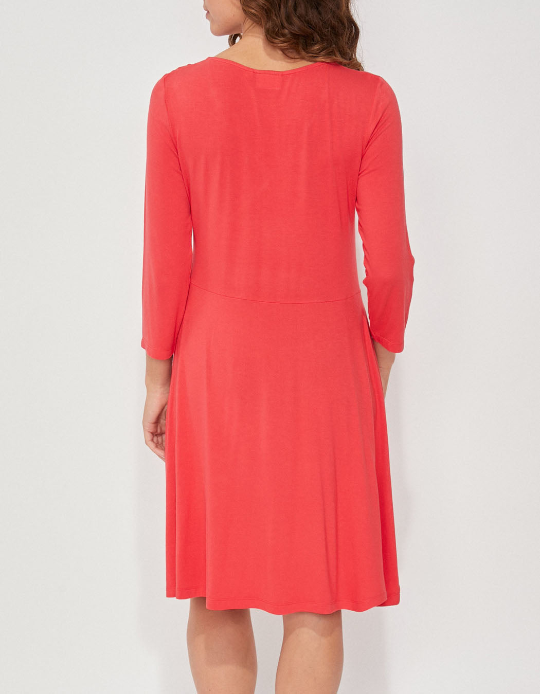 Robe imprimée maille col croisé Ecovero TALLADY