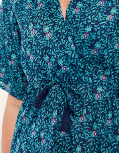 Robe coton bio évasée imprimée ZAINA