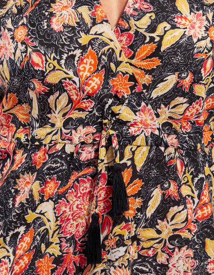 Robe coton bio évasée imprimée ZAINA