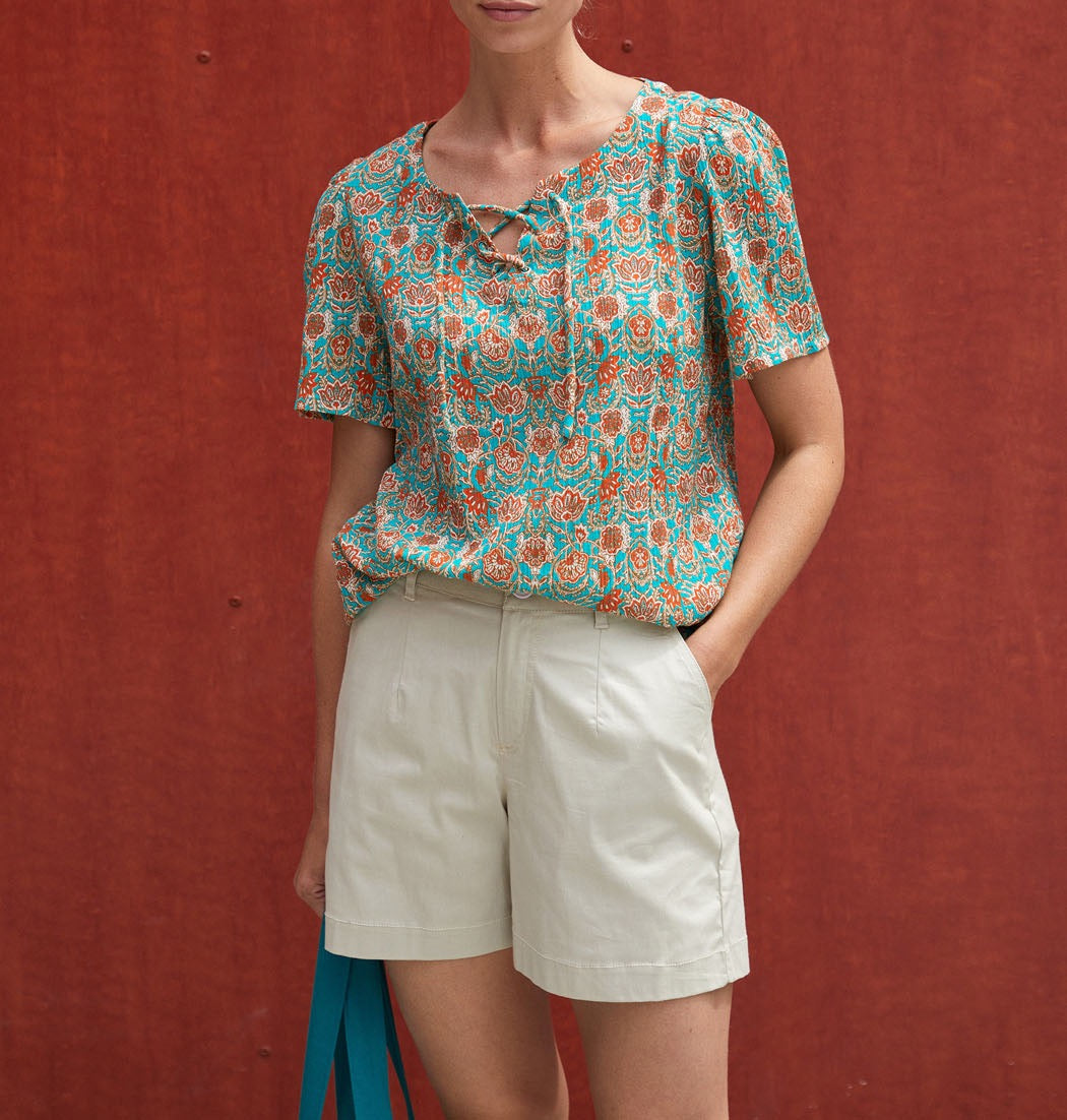 Short imprimé coton LAHAD