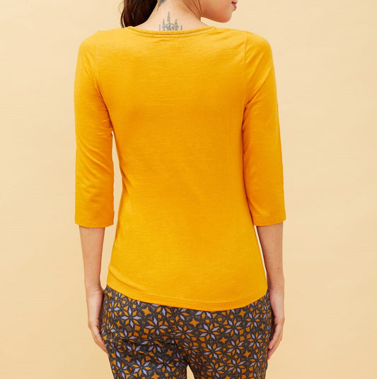 T-shirt coton bio manches 3/4 Amali