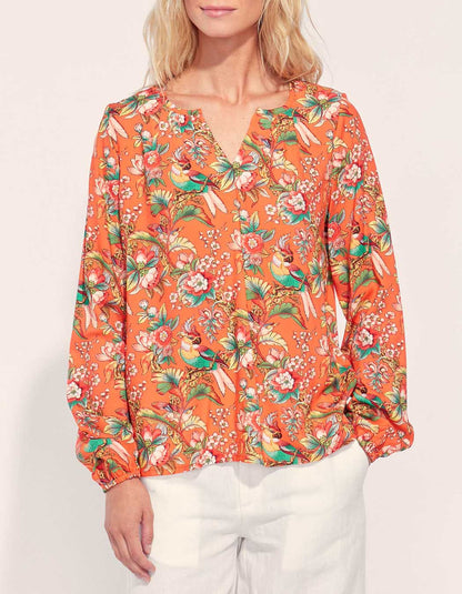 Blouse fluide imprimée Ecovero GALICIA