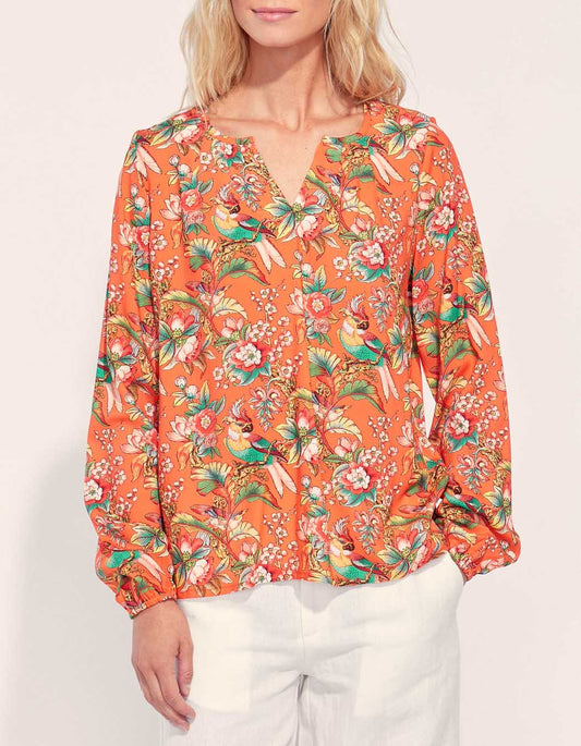 Blouse fluide imprimée Ecovero GALICIA