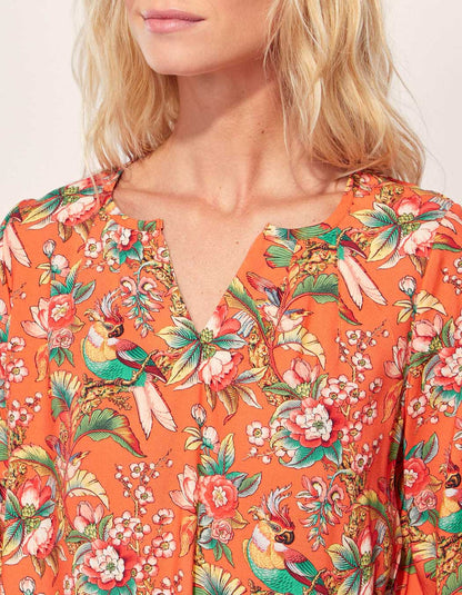 Blouse fluide imprimée Ecovero GALICIA