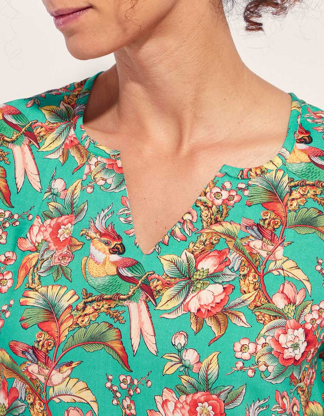 Blouse fluide imprimée Ecovero GALICIA